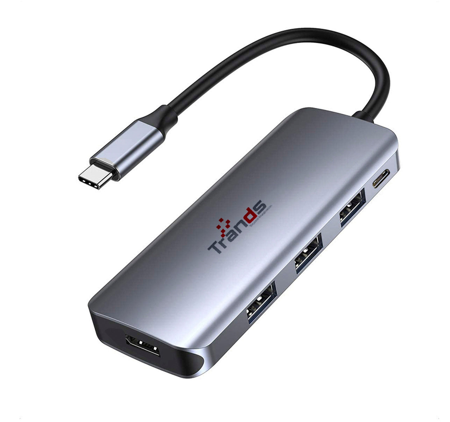 Trands Type-C 4 Port Hub with PD Charging TR-CR5826