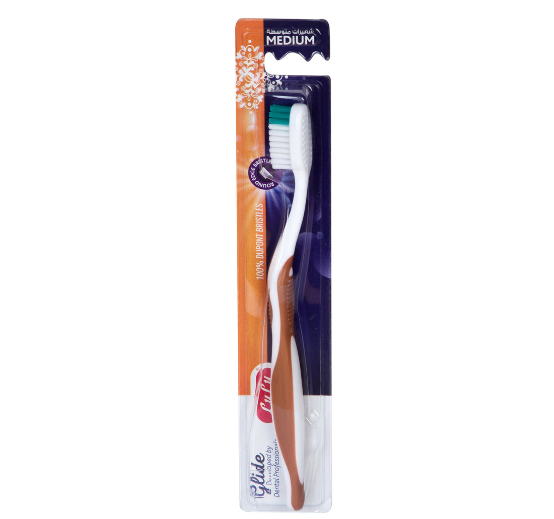 LuLu Toothbrush Glide Medium Assorted Color 1 pc