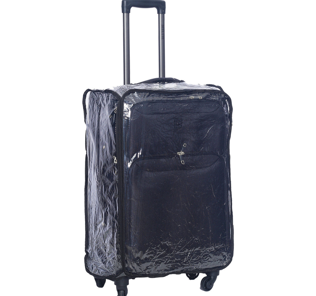 Beelite 4 Wheel PE Soft Trolley With Cover HH2218 24" Assorted Colors