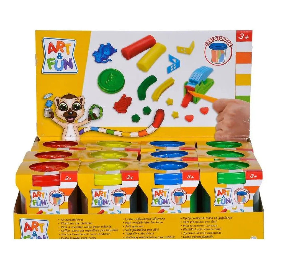 Art and Fun Soft Clay Dough -2-Go Set 26021