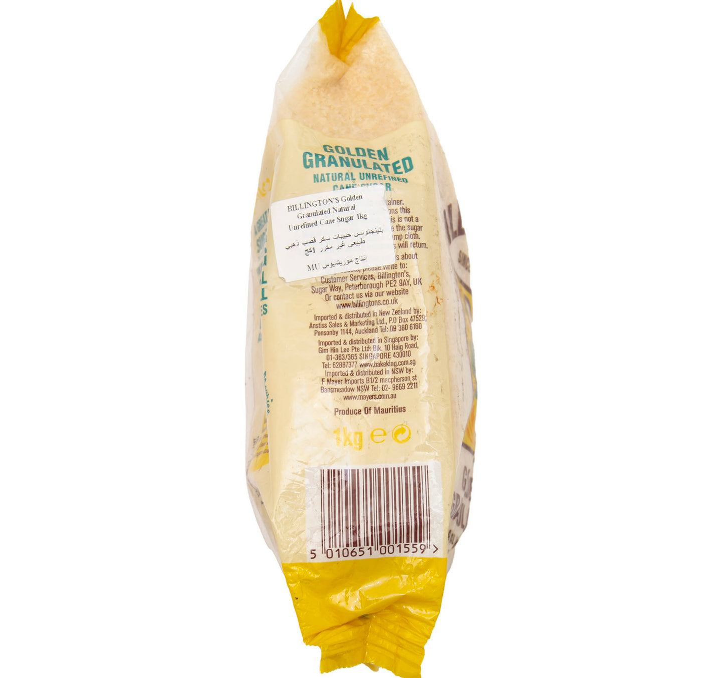 Billington's Golden Granulated Natural Unrefined Cane Sugar 1 kg
