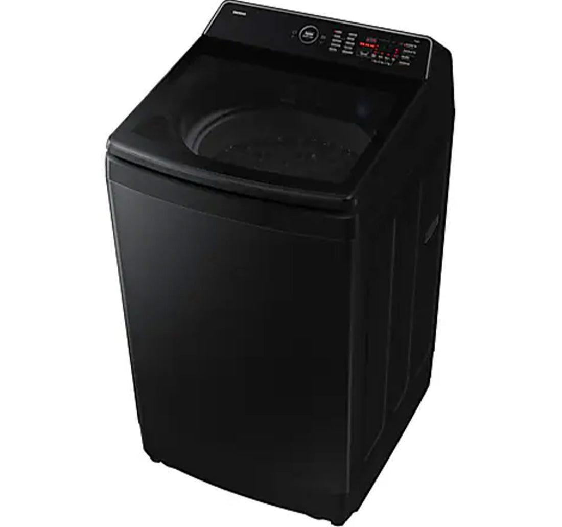 Samsung Top Load Washer, 10 kg, 700 RPM, Black Caviar, WA80F10S5BGU