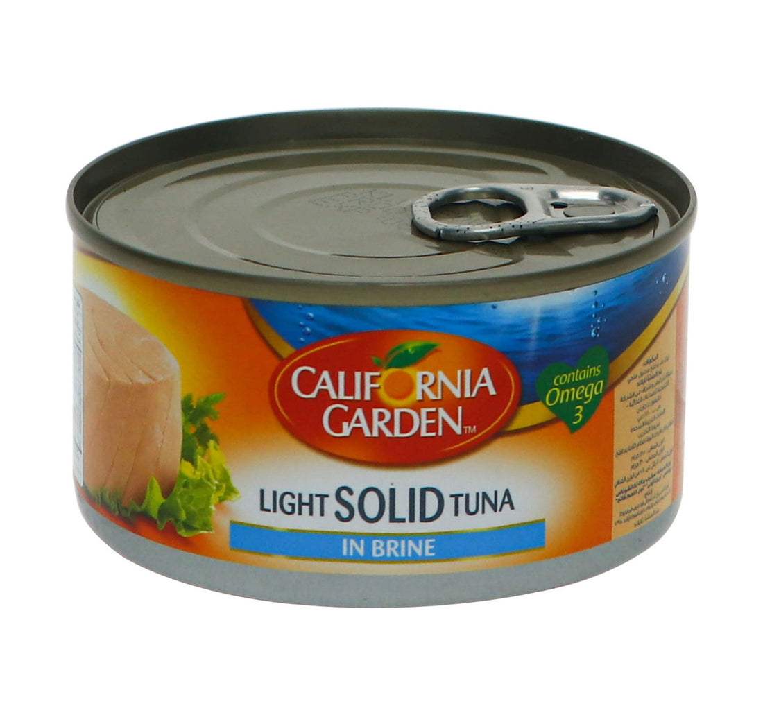 California Garden Light Solid Tuna In Brine 185 g