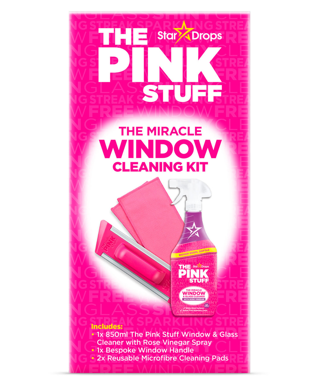 Star Drops Pink Stuff Miracle Window Cleaning Kit 1 Kit