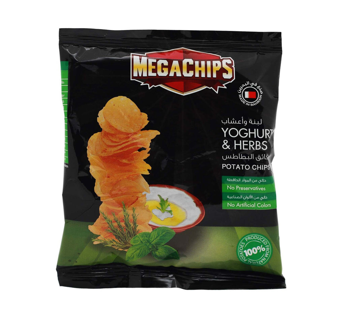 Mega Potato Chips Yoghurt & Herbs 13g