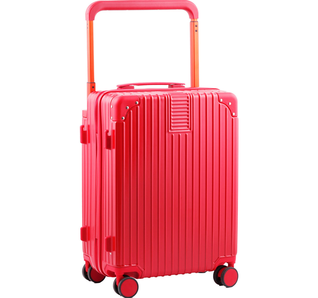 Traveller 4 Double Wheel Aluminum Hard Trolley, 20 inches, Assorted, TR3394