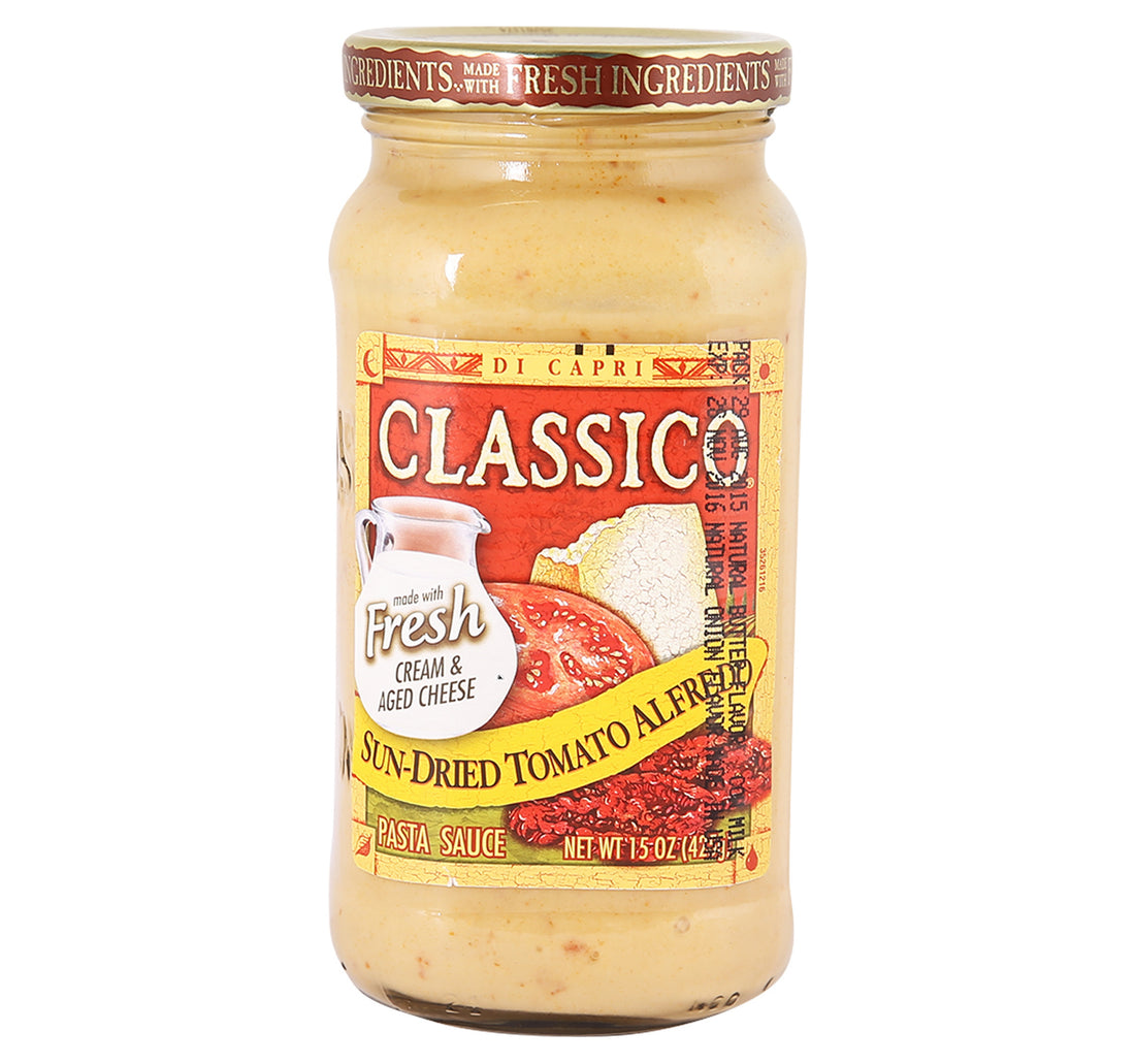 Classico Pasta Sauce Sun-Dried Tomato Alfredo 425 g