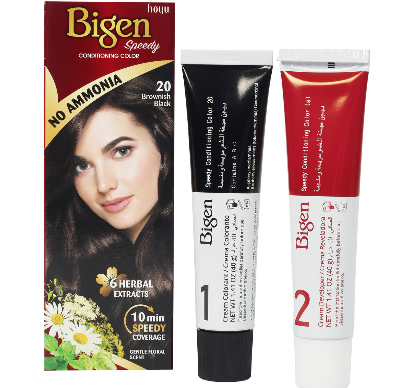 Bigen Speedy Conditioning Color For Woman Brownish Black 20 1 pkt
