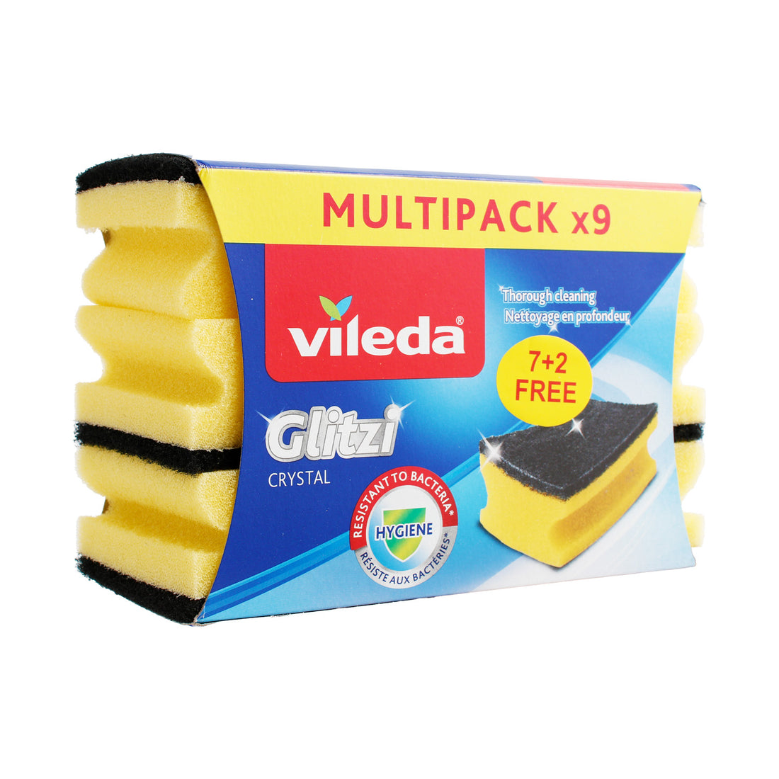 Vileda Glitzi Crystal Nail Saver Sponge 9 pcs