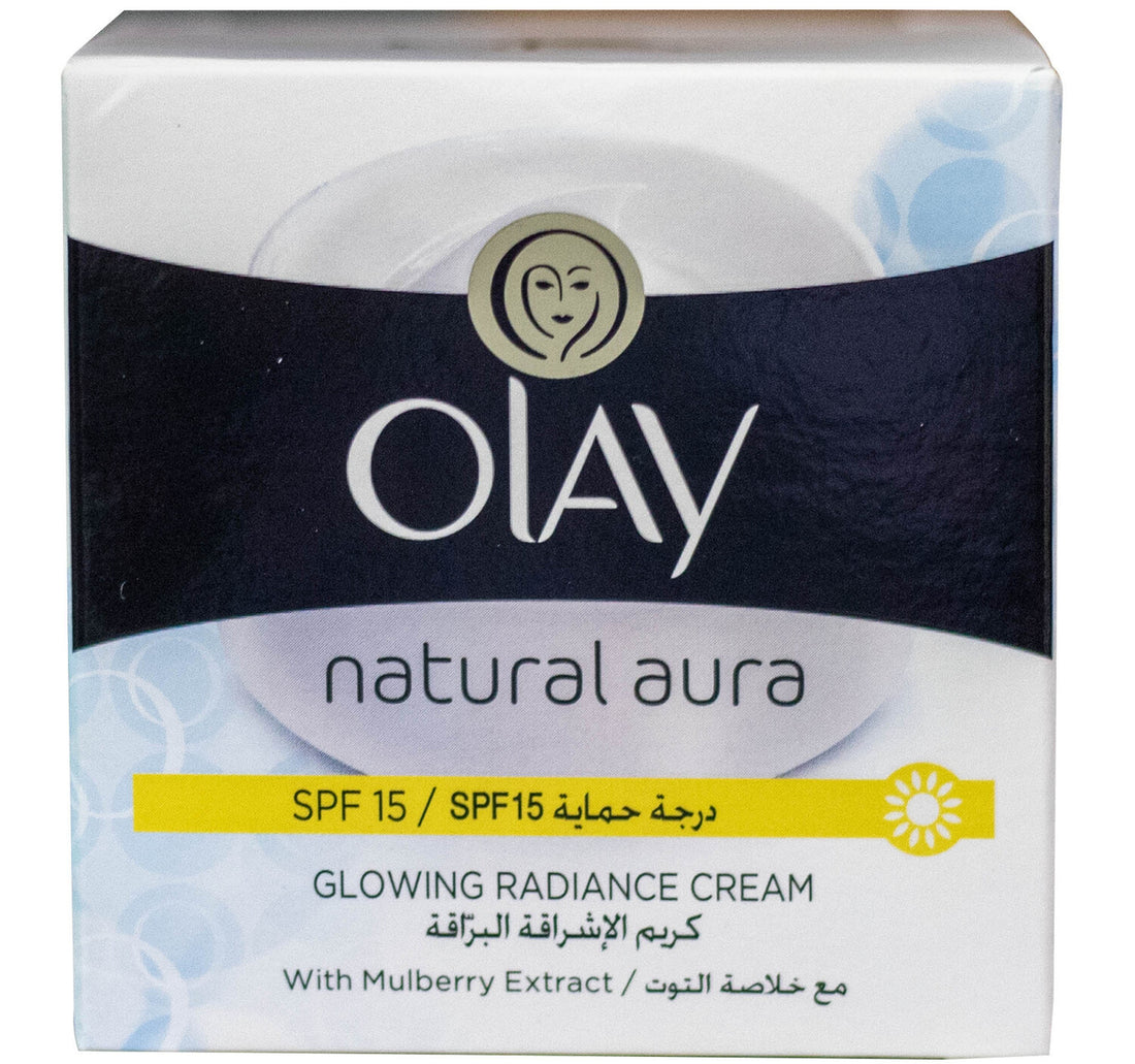 Olay Natural Aura Glowing Radiance Day Cream SPF 15 100 g