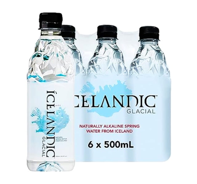 Icelandic Glacial Natural Mineral Water 6 x 500 ml