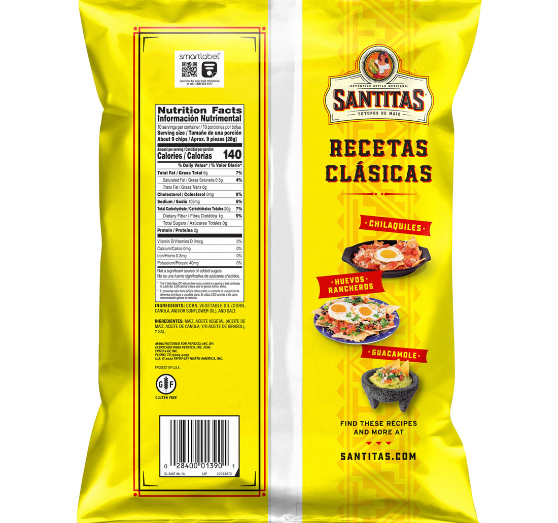 Santitas Yellow Corn Tortilla Chips 283.5 g