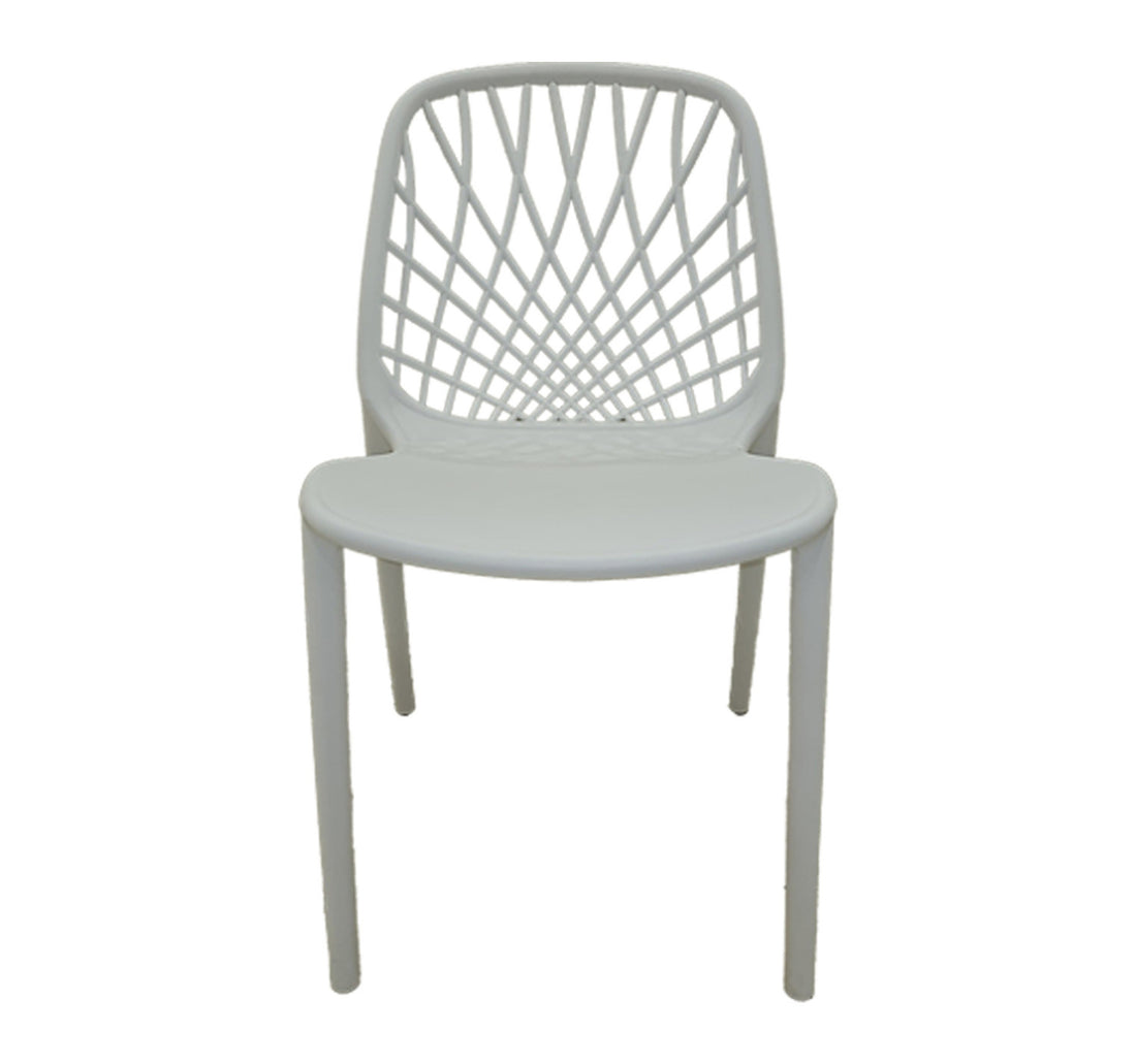 Maple Leaf Home Abel Polypropylene Chair White BW127B