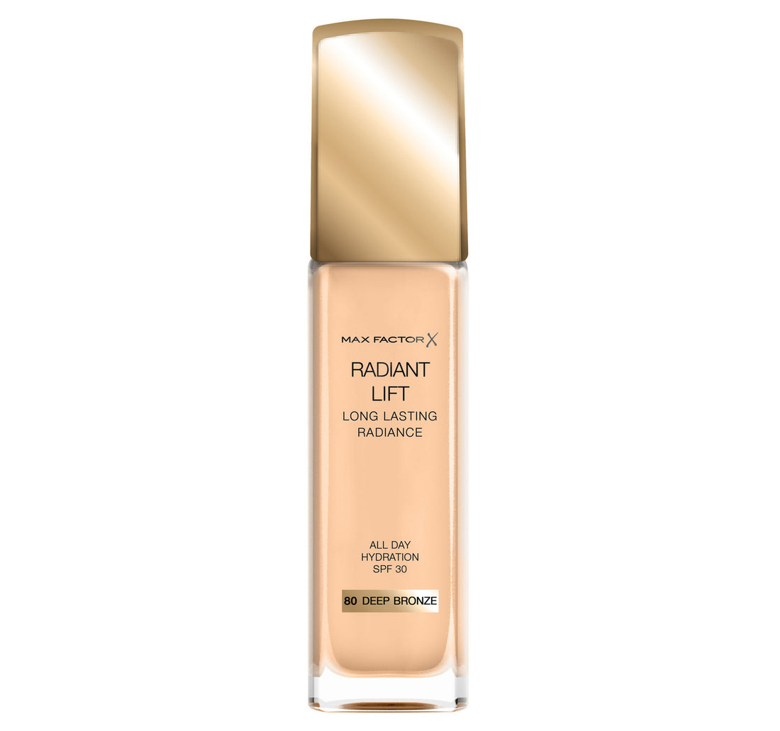 Max Factor Radiant Lift Foundation, 080 Deep Bronze, 30 ml