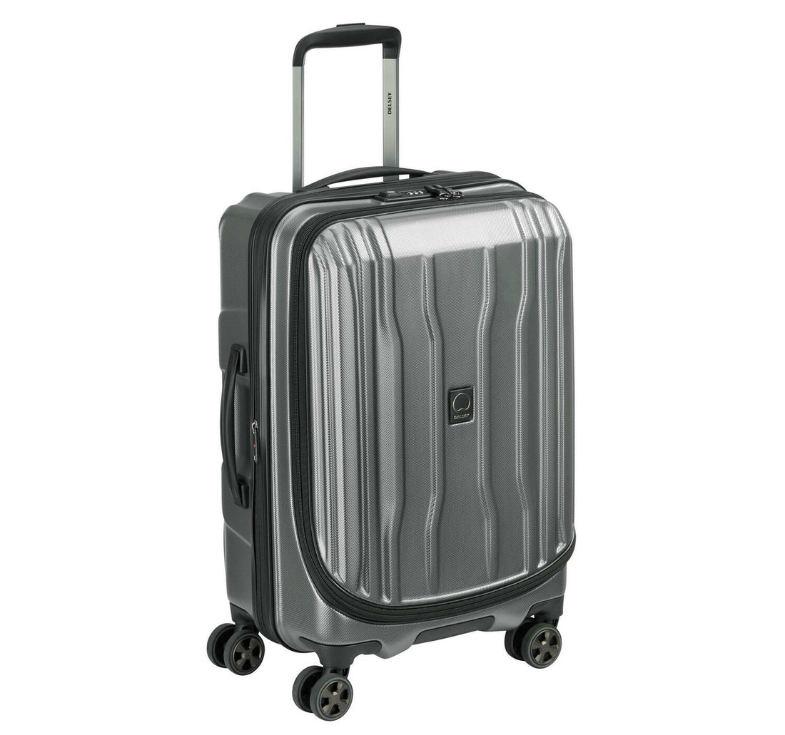 Delsey Cruise 4 Wheels Hard Trolley, 58 cm, Platinum