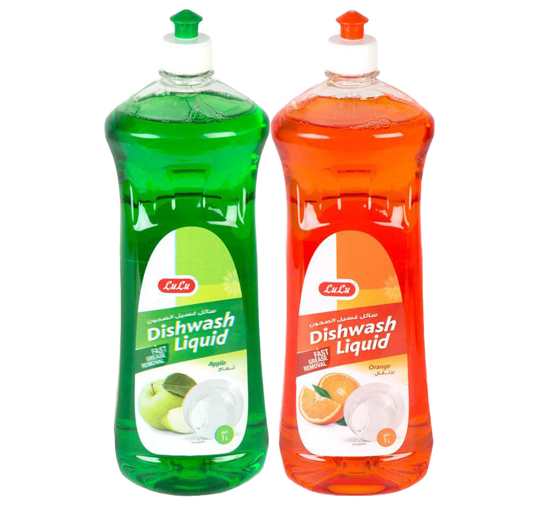LuLu Dishwashing Liquid Assorted 2 x 1 Litre