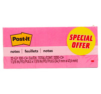 3M Post-It Notes Neon Colors 653-AN