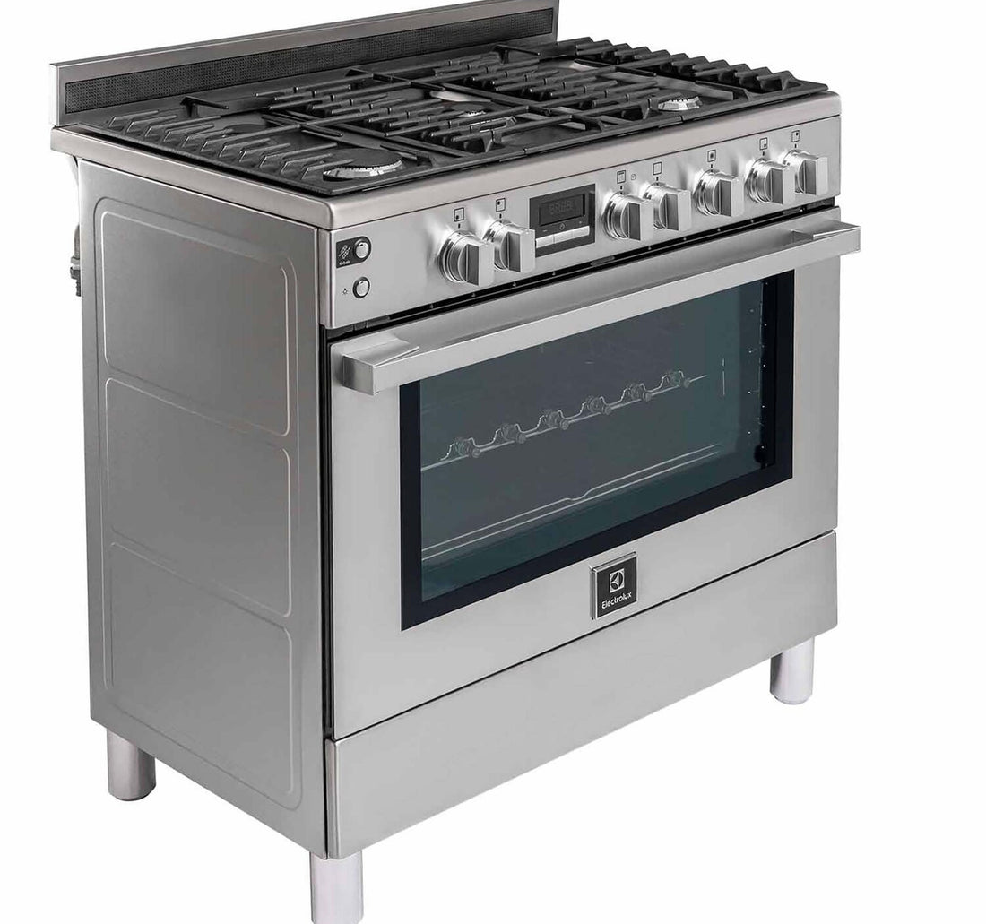 Electrolux Gas Cooking Range EKG9241Z7X 90x60cm 5 Gas Burner with Kebab Maker Made In Egypt
