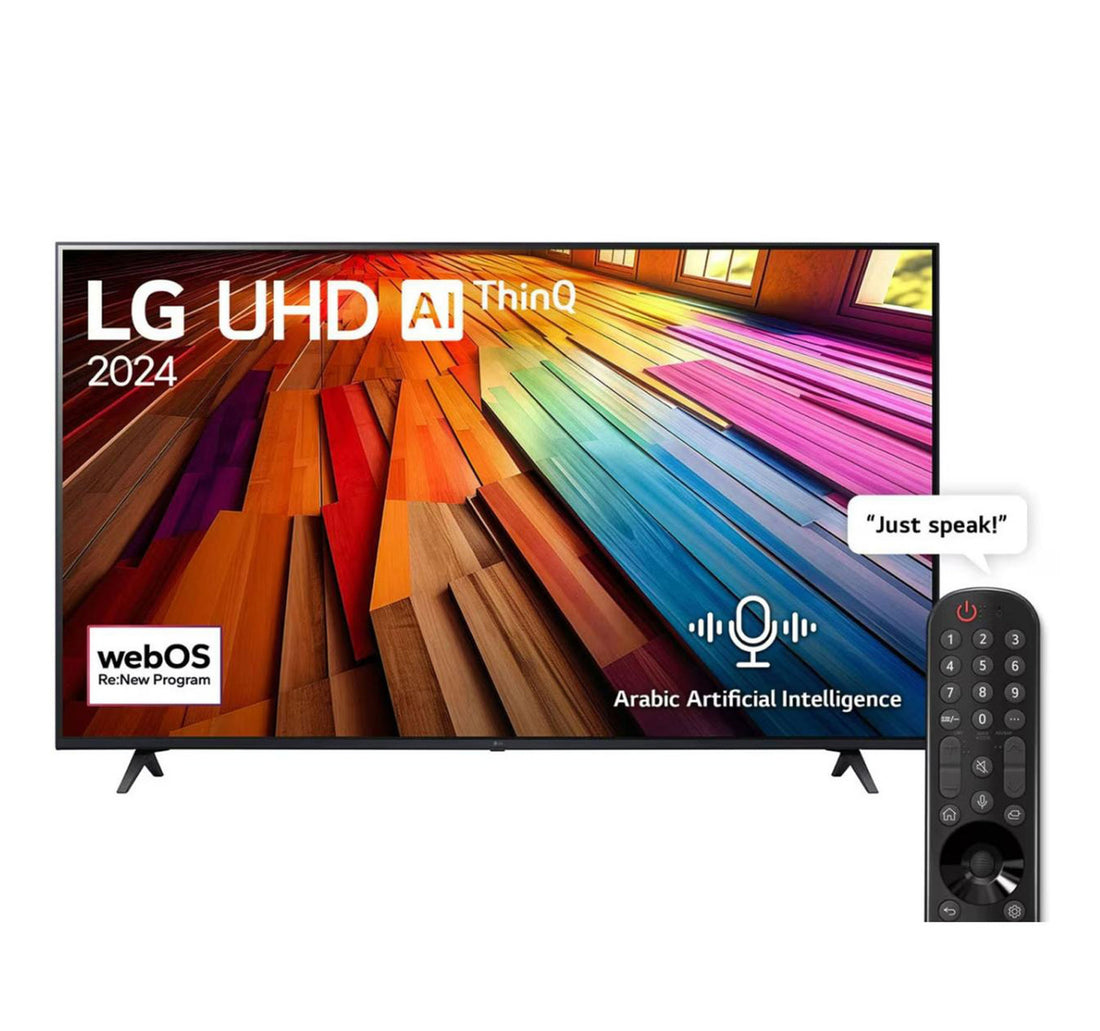 LG 65 Inch UHD AI UT80 4K Smart TV AI Magic remote HDR10 webOS24 (2024)
