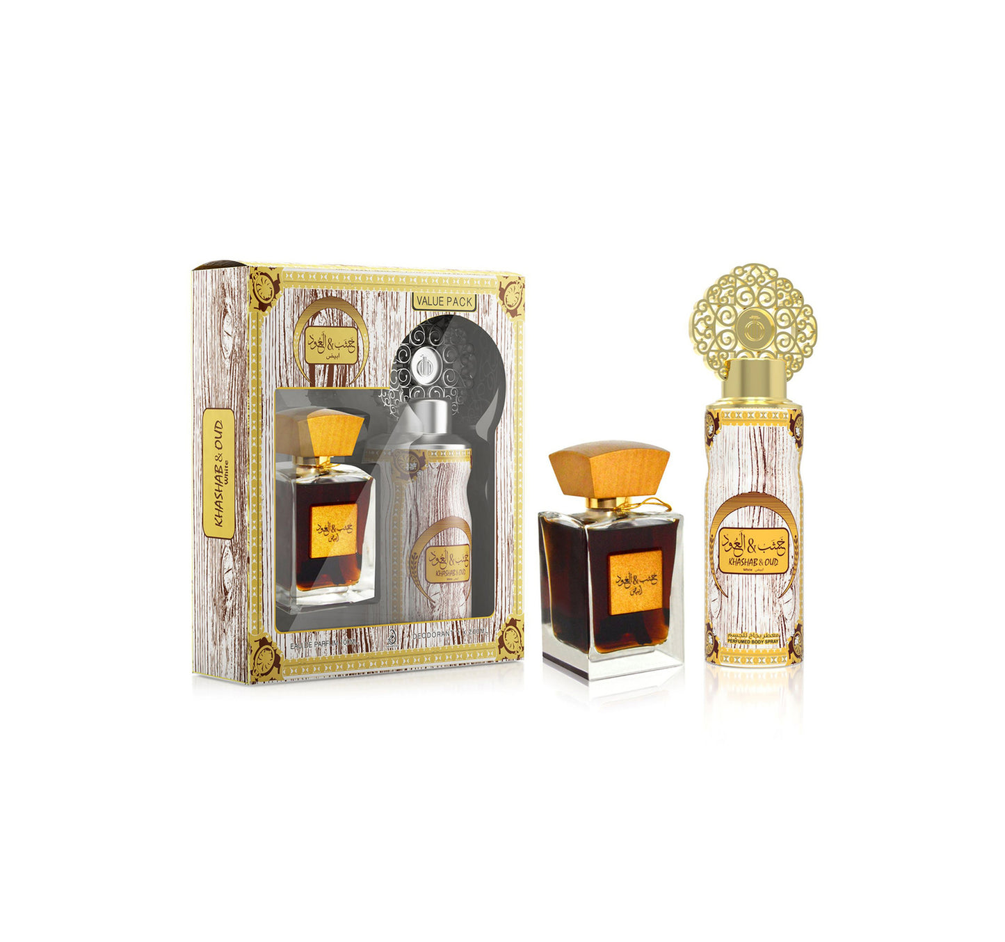 Arabiyat Khashab & Oud White 100 ml + Deo Spray 200 ml