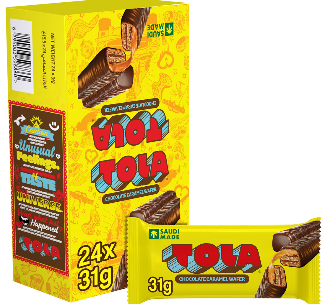 Nestle Tola Chocolate Caramel Wafer 24 x 31 g