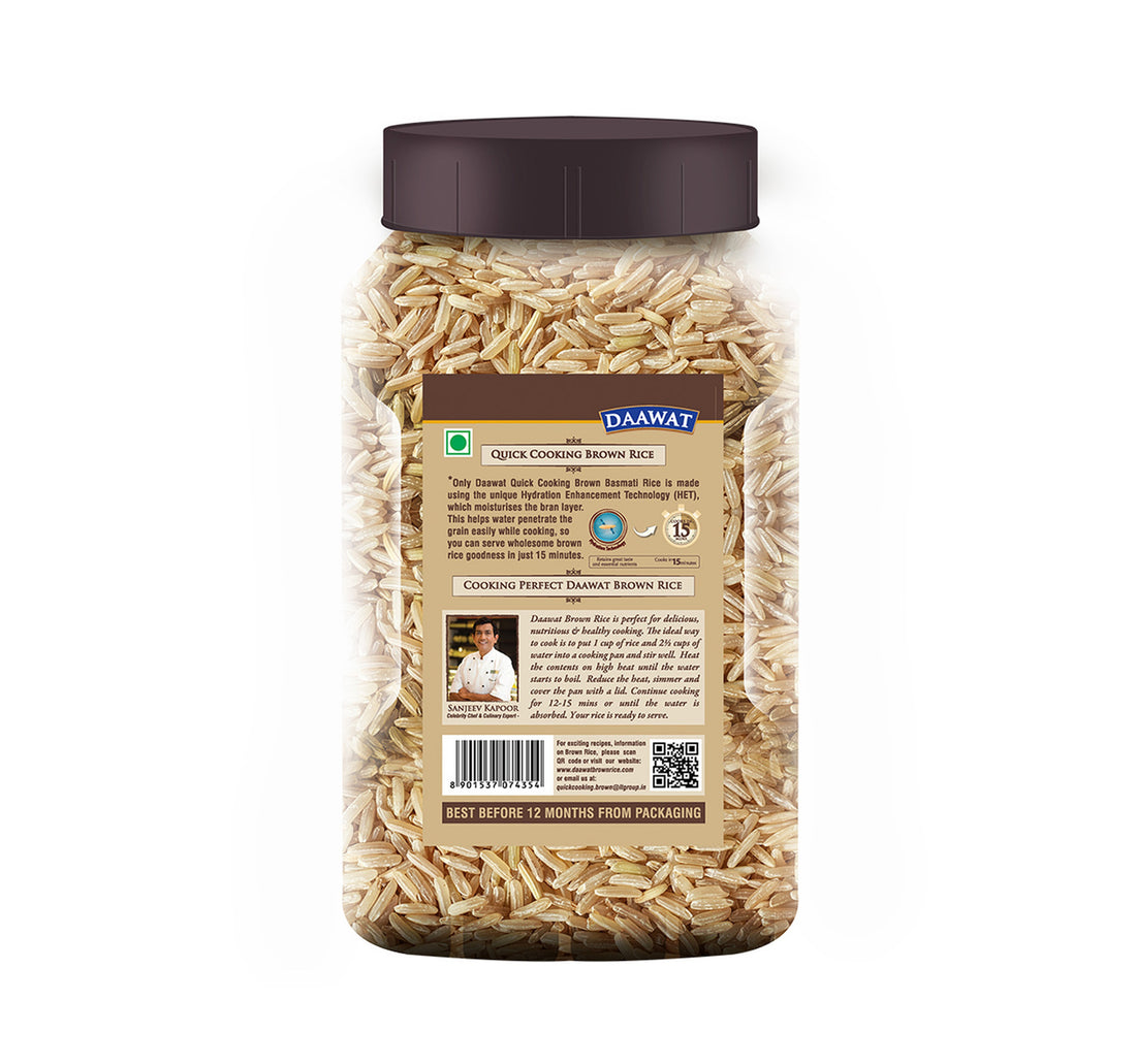Daawat Quick Cooking Brown Basmati Rice 1 kg
