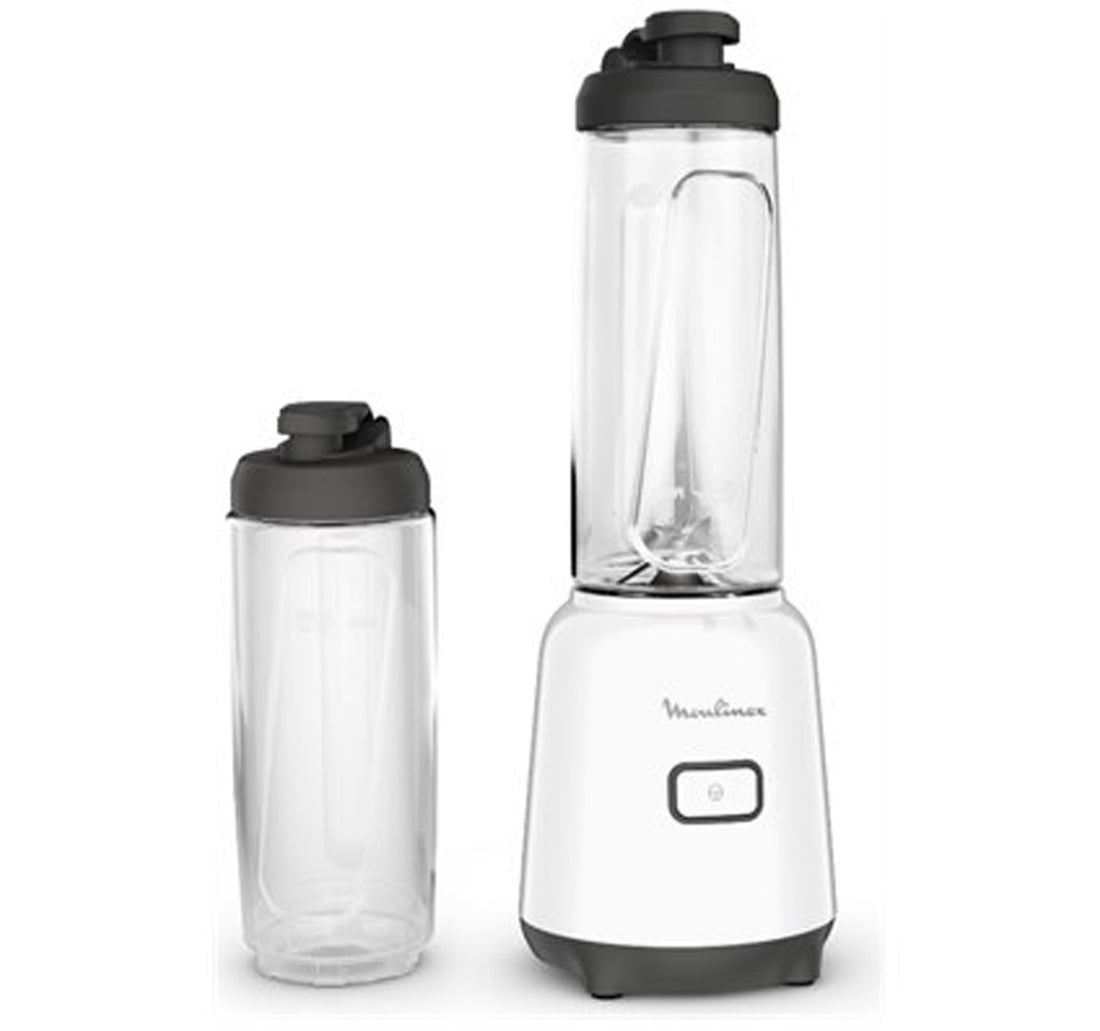 Moulinex Mix & Move Mini Blender Mixer, 0.6 L, 300 W, White, LM15F127