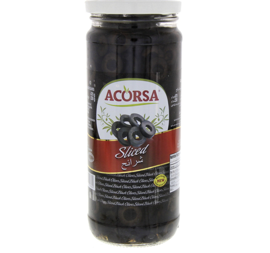 زيتون أسود أكورسا شرائح 230 جم