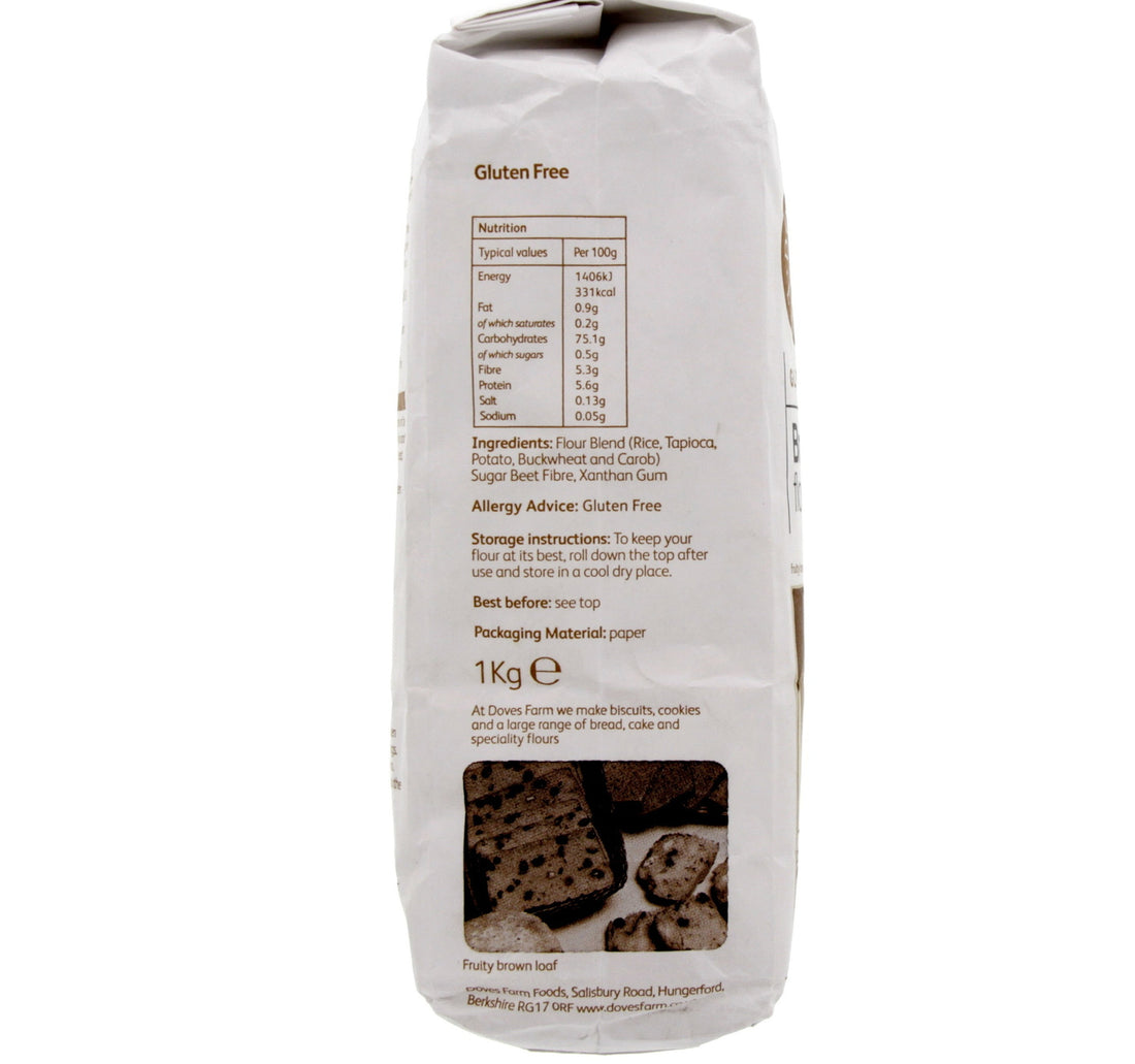 Doves Farm Gluten Free Brown Bread Flour Blend 1 kg