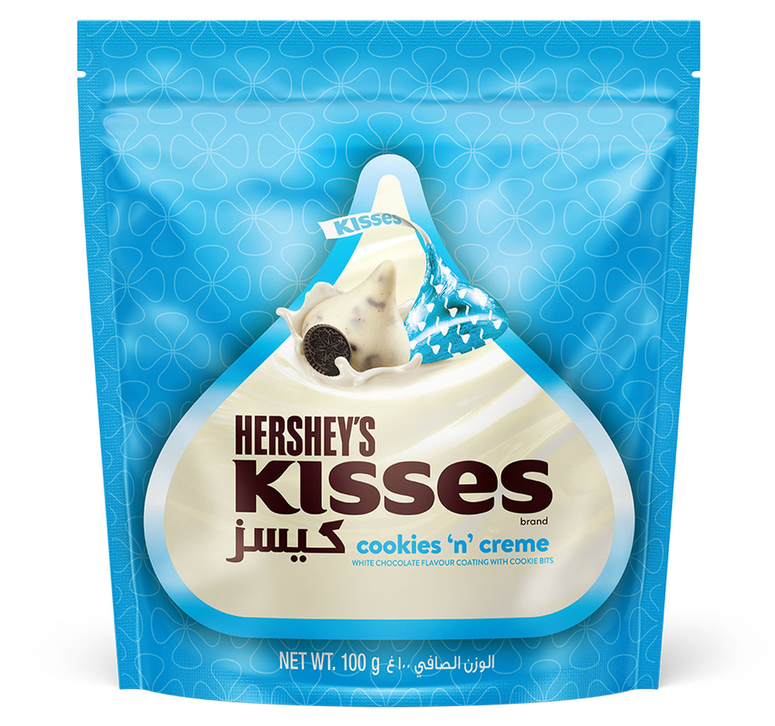 هيرشي كيسز كوكيز آند كريم 100 غرام