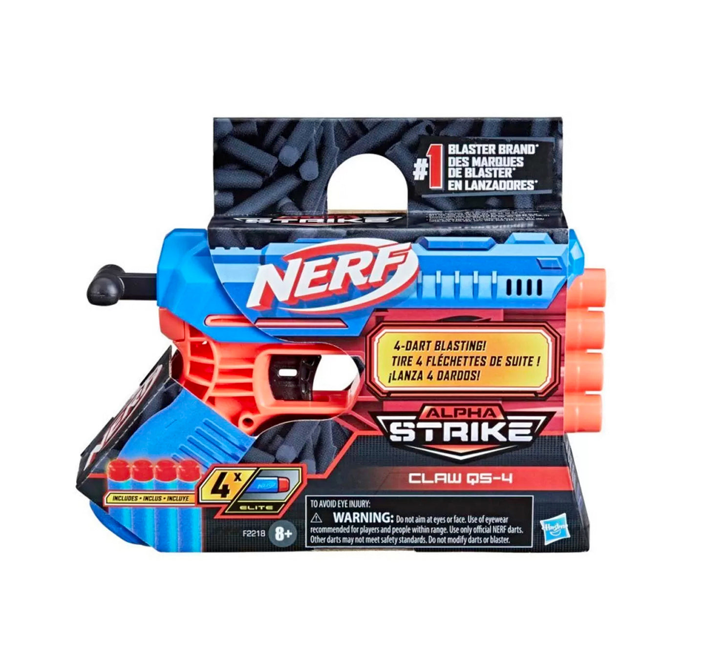 Nerf Alpha Strike Claw Q-S4 Blaster Set, F2218