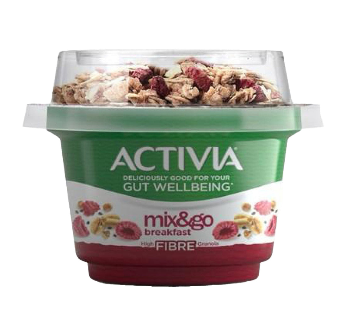 Activia Mix & Go Yogurt Raspberry Chia Granola Value Pack 3 x 150 g