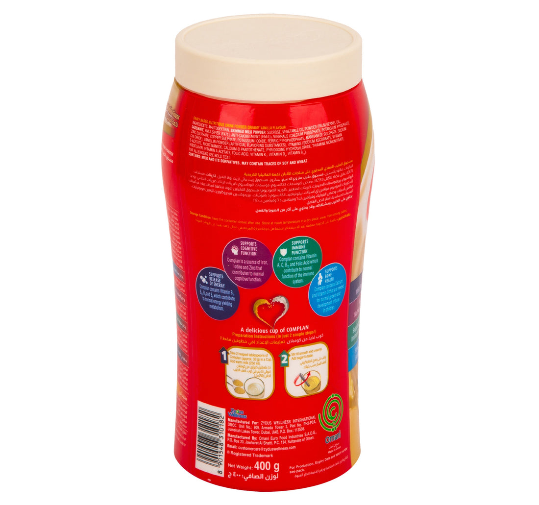 Complan Creamy Vanilla Flavoured Powder 400 g