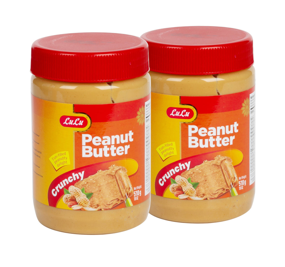 LuLu Crunchy Peanut Butter 2 x 510 g