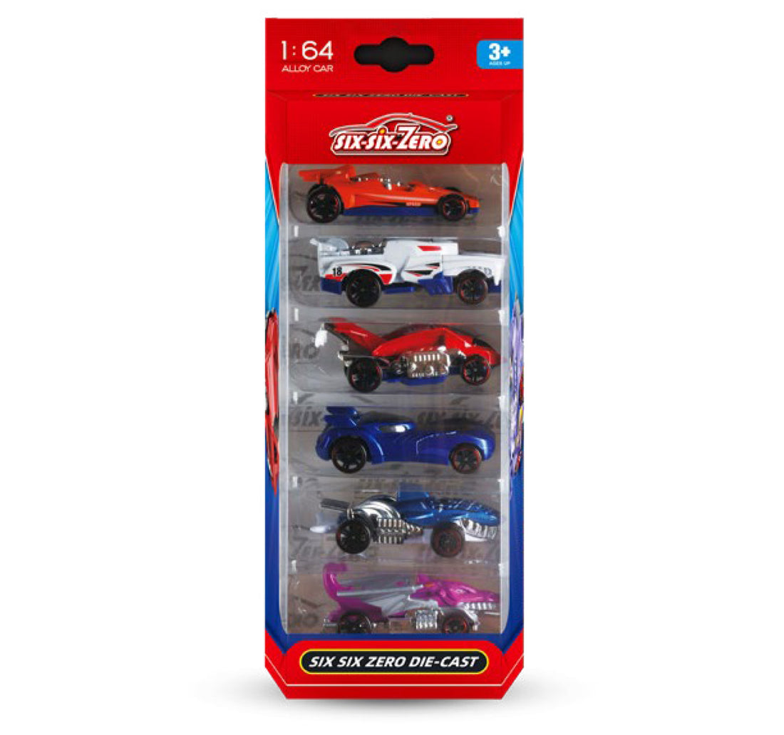 Skid Fusion 1:64 Alloy Die Cast Car Set,6 pcs, 8618/8628