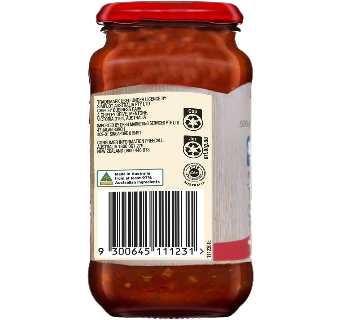 Leggo's Pasta Sauce Roasted Garlic With Chunky Tomato & Onion 500 g