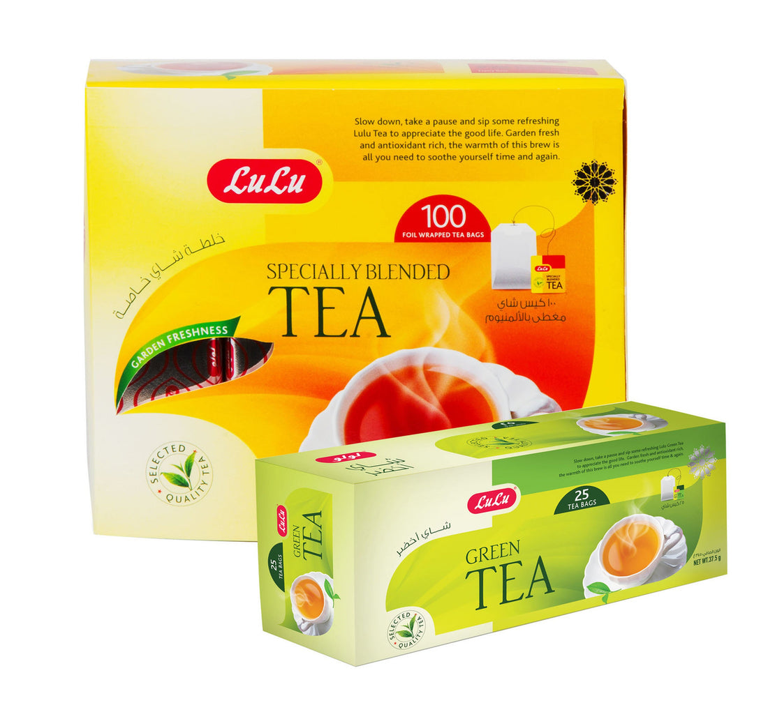LuLu Teabags 100 Teabags + Green Tea 25 Teabags