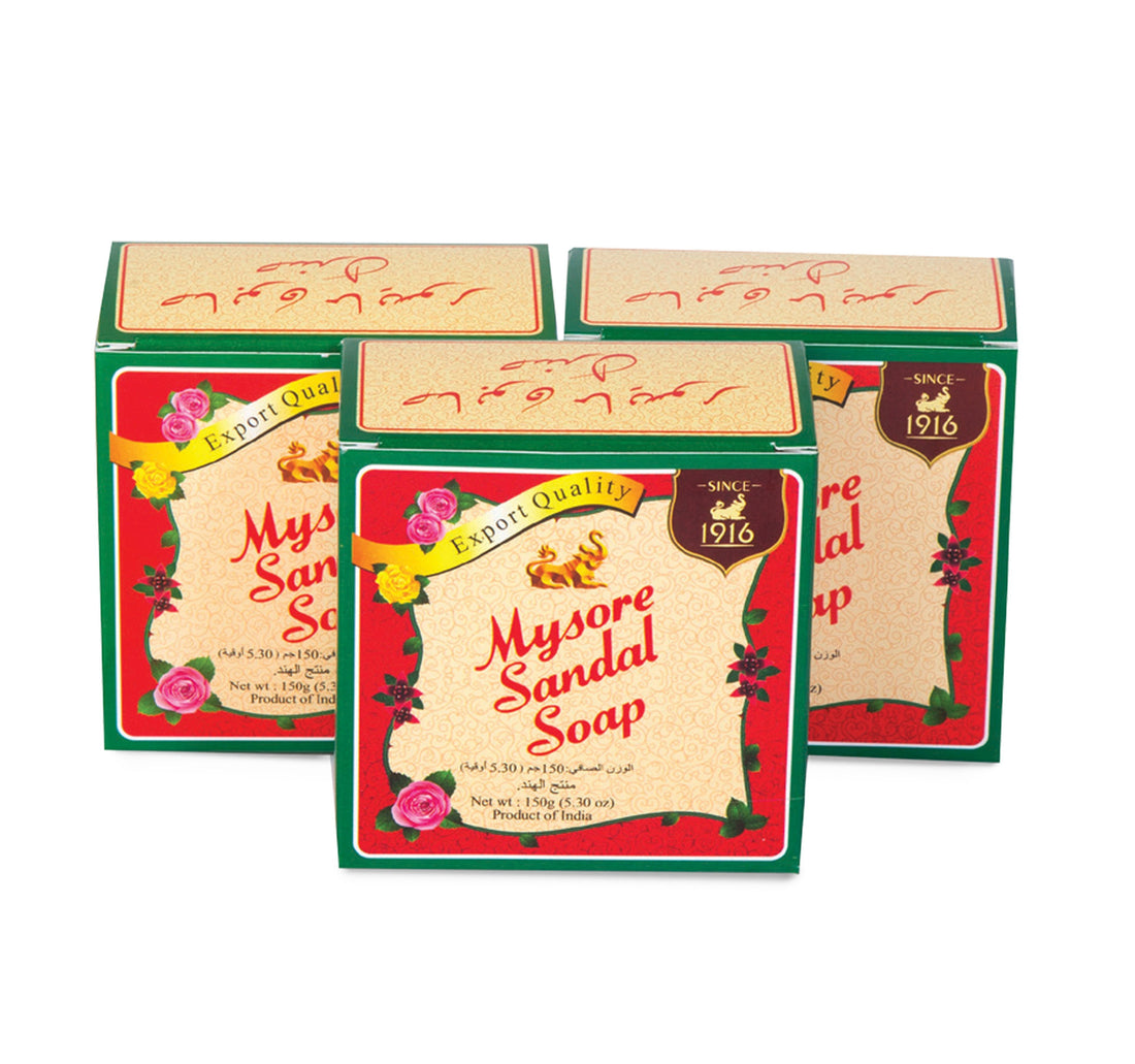 Mysore Sandal Soap 3 x 150 g