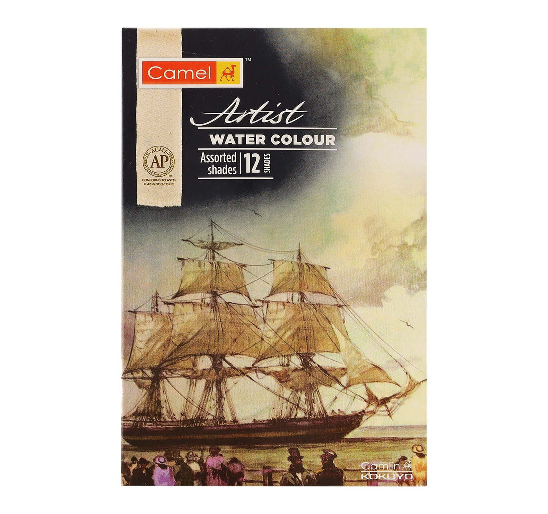 Camel Artist Water Colour Tube 5mlx12 Shades
