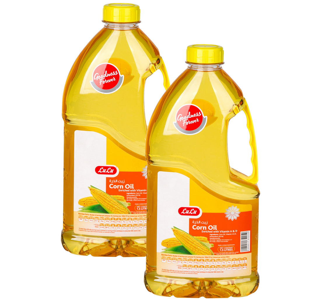LuLu Corn Oil 2 x 1.5 Litres
