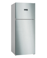 Bosch Series 4 Double Door Refrigerator, 542L, Brushed steel, KDN76XI30M