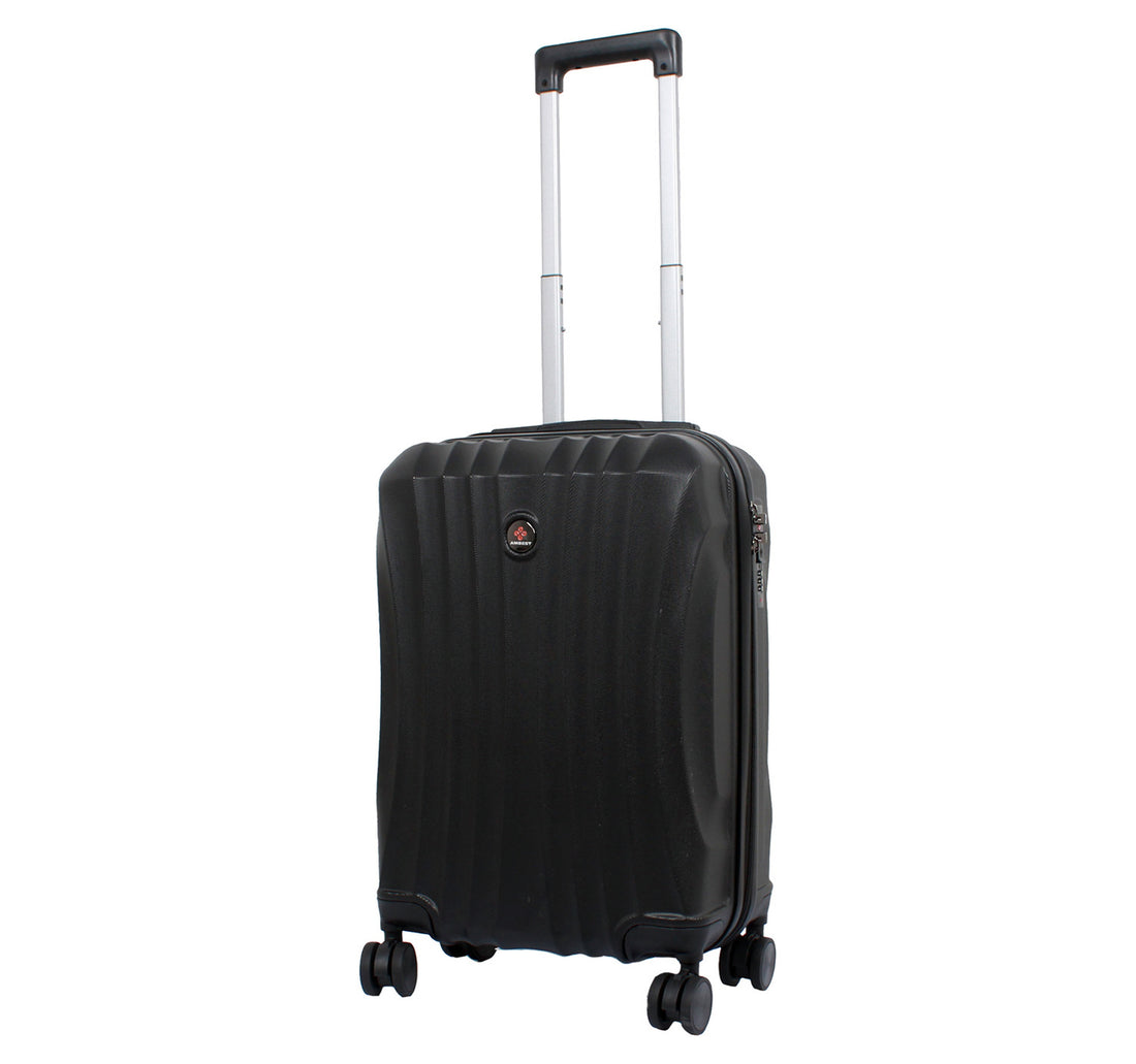 Ambest 4 Wheel Hard Trolley, 20 inches, Assorted, APC003