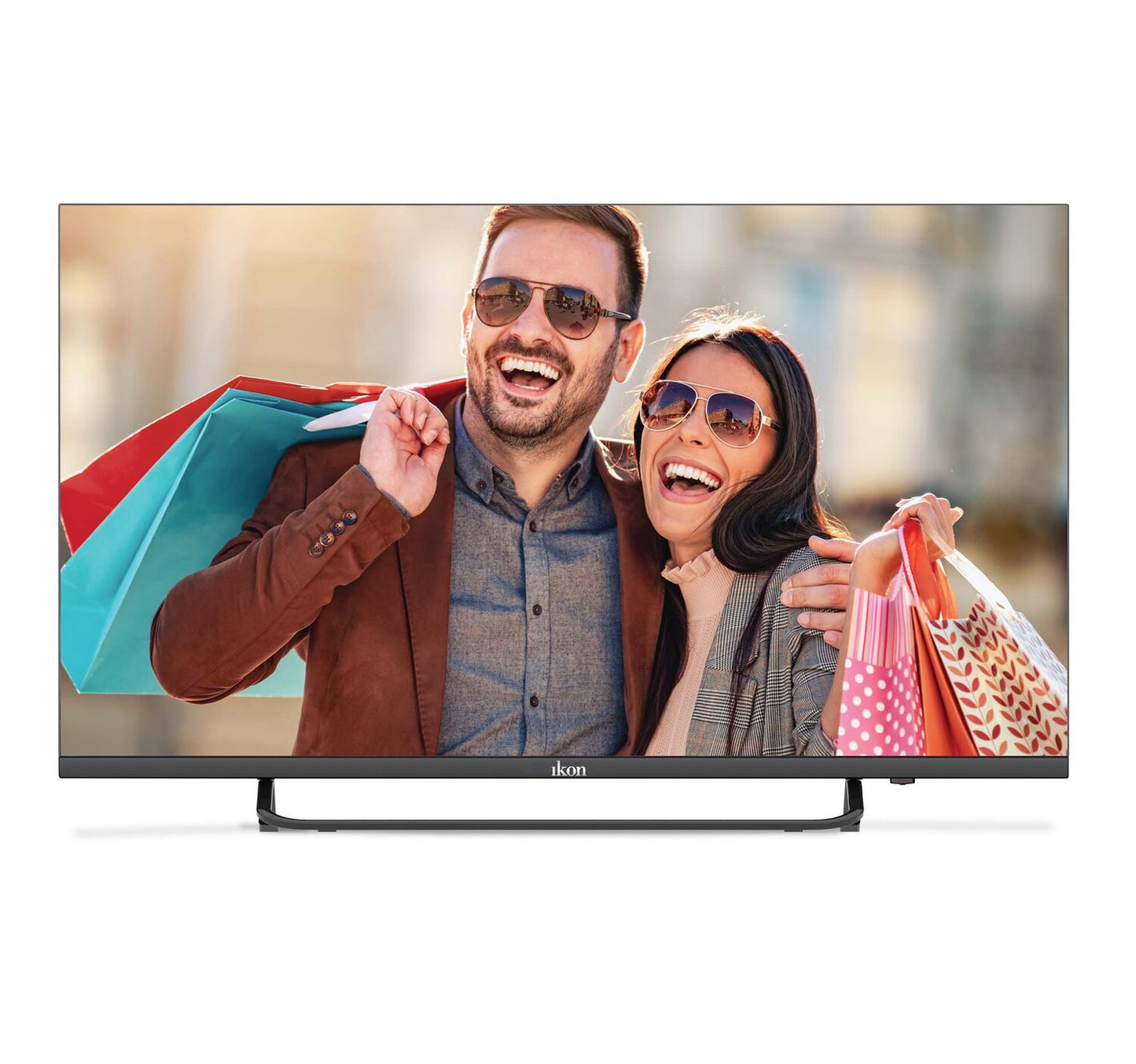 Ikon 55 inches 4K Smart LED TV, Black, IK55A71WOS