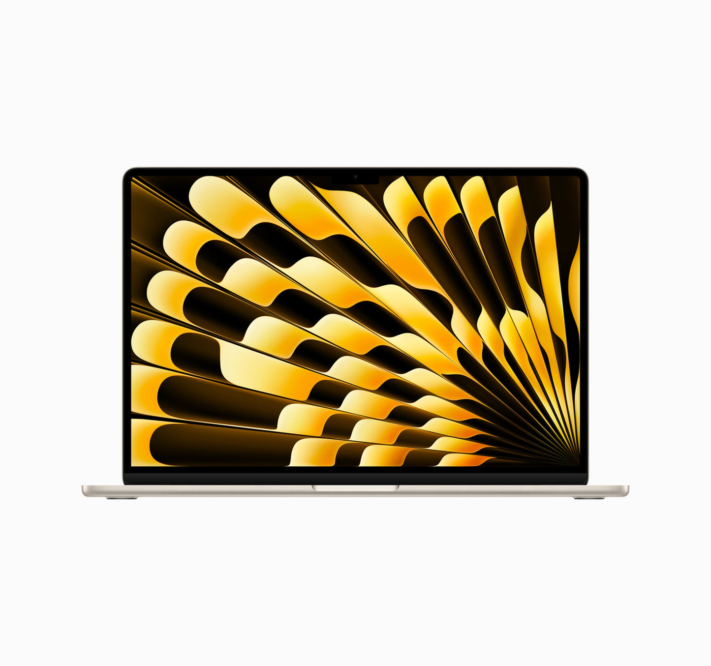 Apple MacBook Air M2 Chip, 15 inches Dispaly, 8 GB RAM, 256 GB Storage, Starlight, MQKU3AB/A