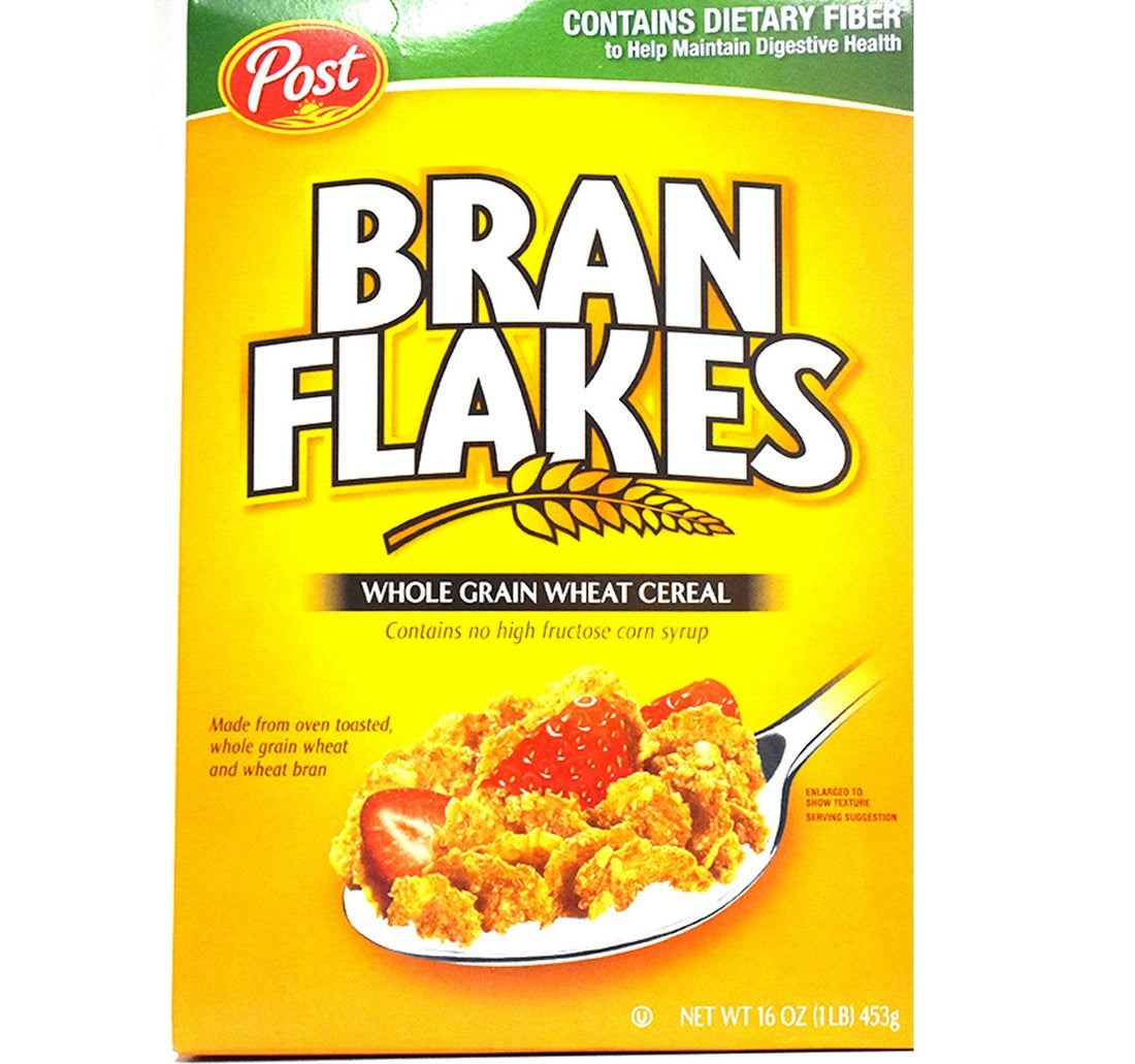 Post Bran Flakes Whole Grain Wheat Cereal 453 g