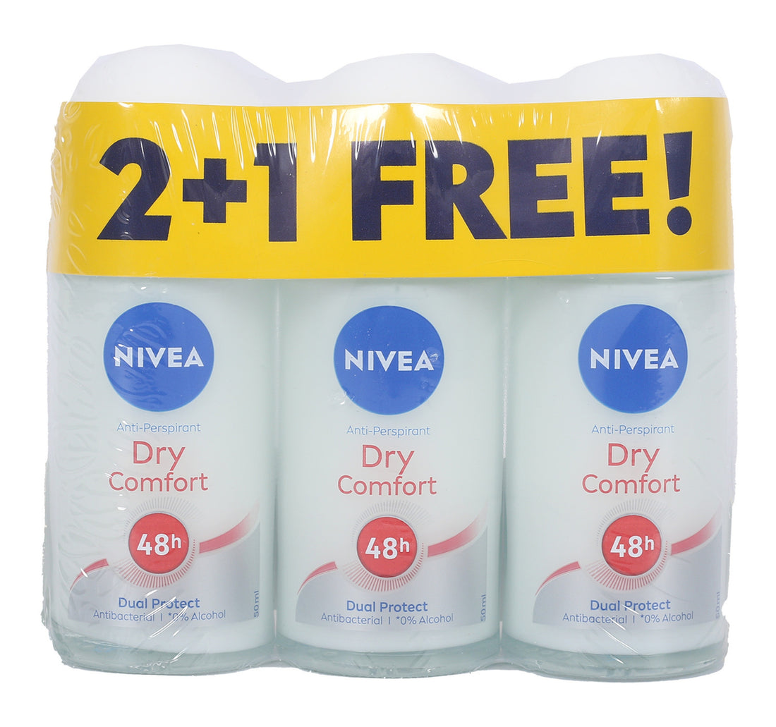 Nivea Roll On Women Assorted 50 ml 2 + 1