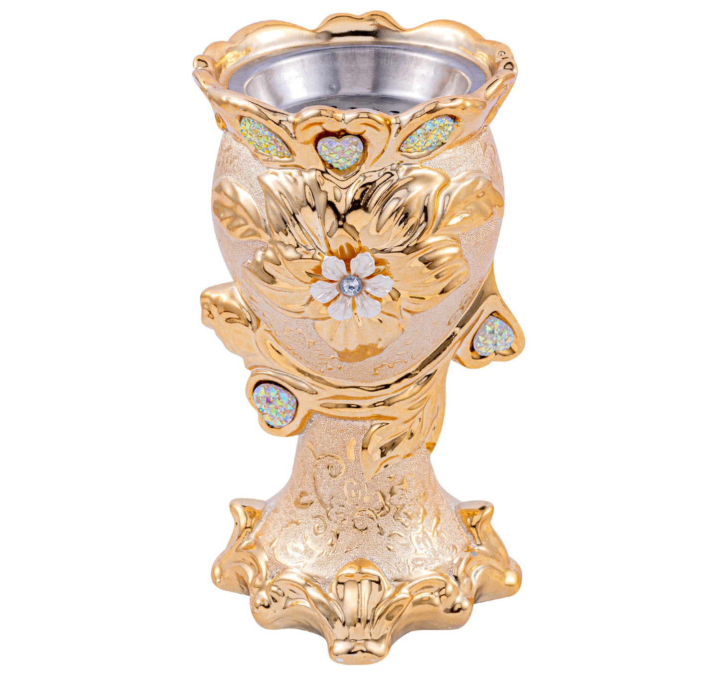 Maple Leaf Liam Ceramic Burner 18.6cm Gold