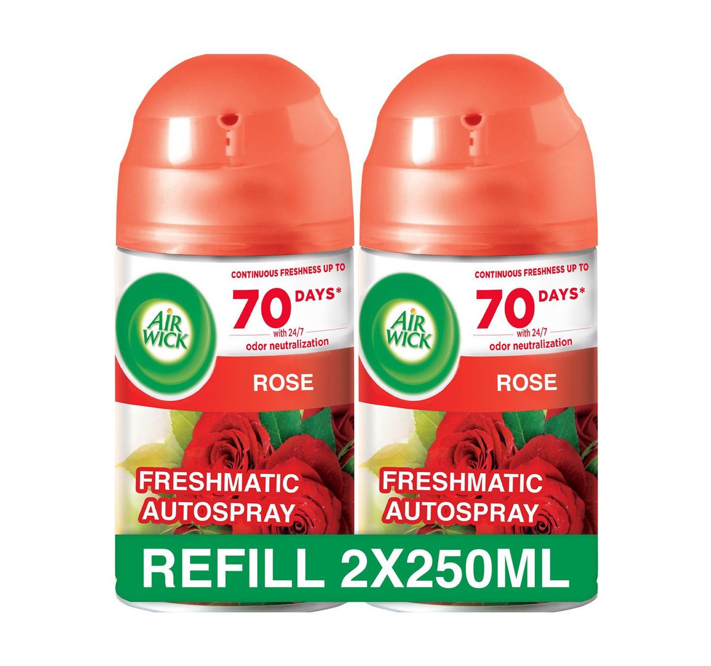Air Wick Freshmatic Autospray Refill Rose Scent 2 x 250 ml