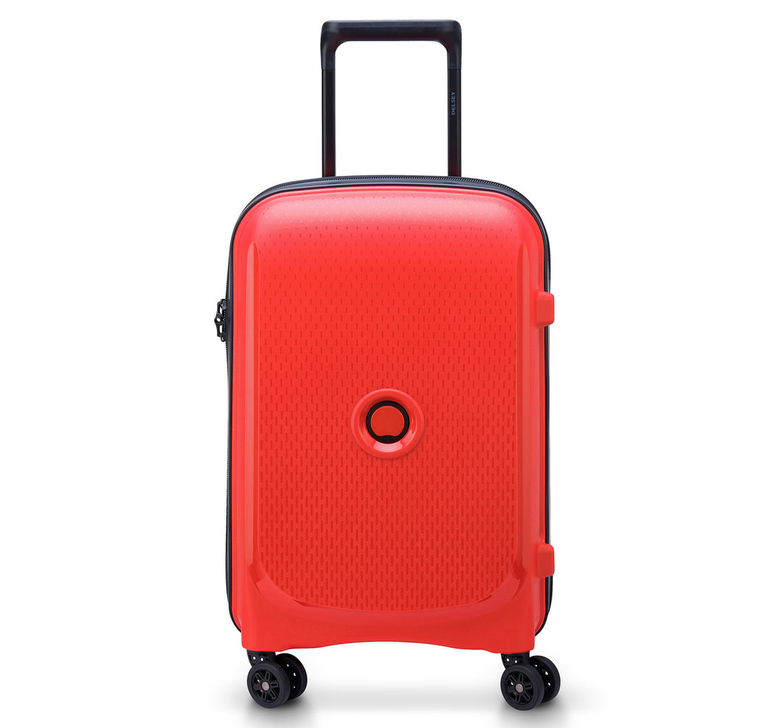 Delsey Belmont Plus Non Expandable 4Wheel Hard Trolley 55cm Red