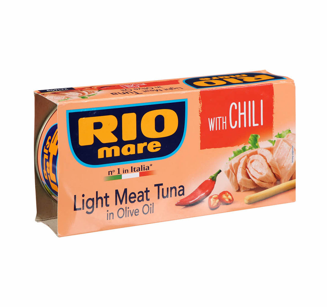 Rio Mare Light Meat Tuna In Olive Oil With Chili Value Pack 2 x 160 g